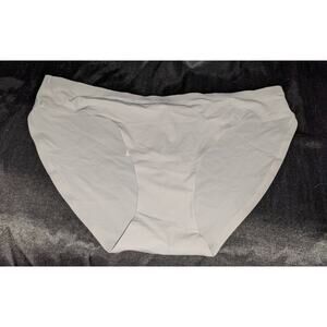 AQS Gray Seamless No Show Bikini Panty Underwear Size Small